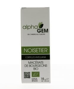 Noisetier (Corylus avellana) bourgeon unitaire BIO, 15 ml